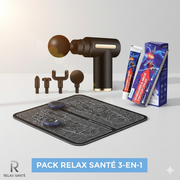 Pack Relax Santé™ 3 en 1 — Détente, Récupération & Bien-être à Domicile