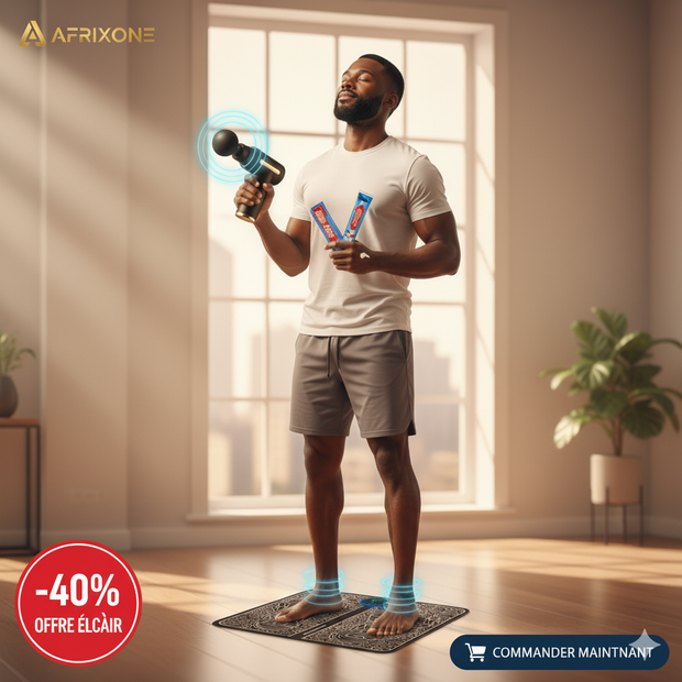 Pack Relax Santé™ 3 en 1 — Détente, Récupération & Bien-être à Domicile